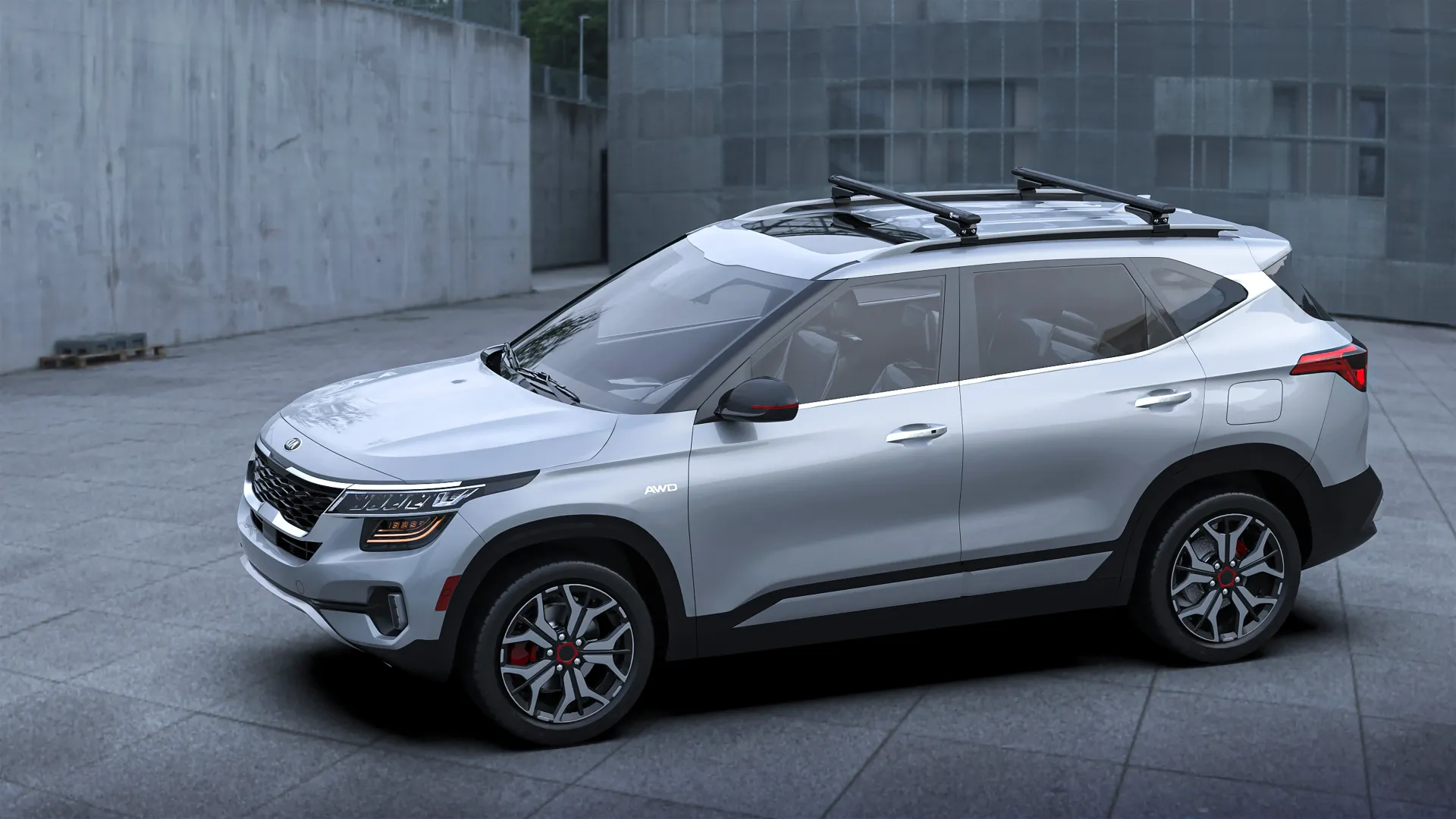 AWAY Roofbag on Kia Seltos